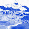 Cutout Hand-drawn Landscape Digital Artwork drawings | Toffu Co
