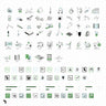 Sketch CV Flat Icons PNG - Toffu Co