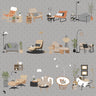 Flat Vector Corner Chair 2 Uncategorized drawings | Toffu Co