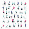 Flat Vector Abstract People Uncategorized drawings | Toffu Co