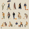 Flat Vector Autumn People 2 Digital Artwork drawings | Toffu Co