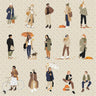 Flat Vector Autumn People 3 Digital Artwork drawings | Toffu Co