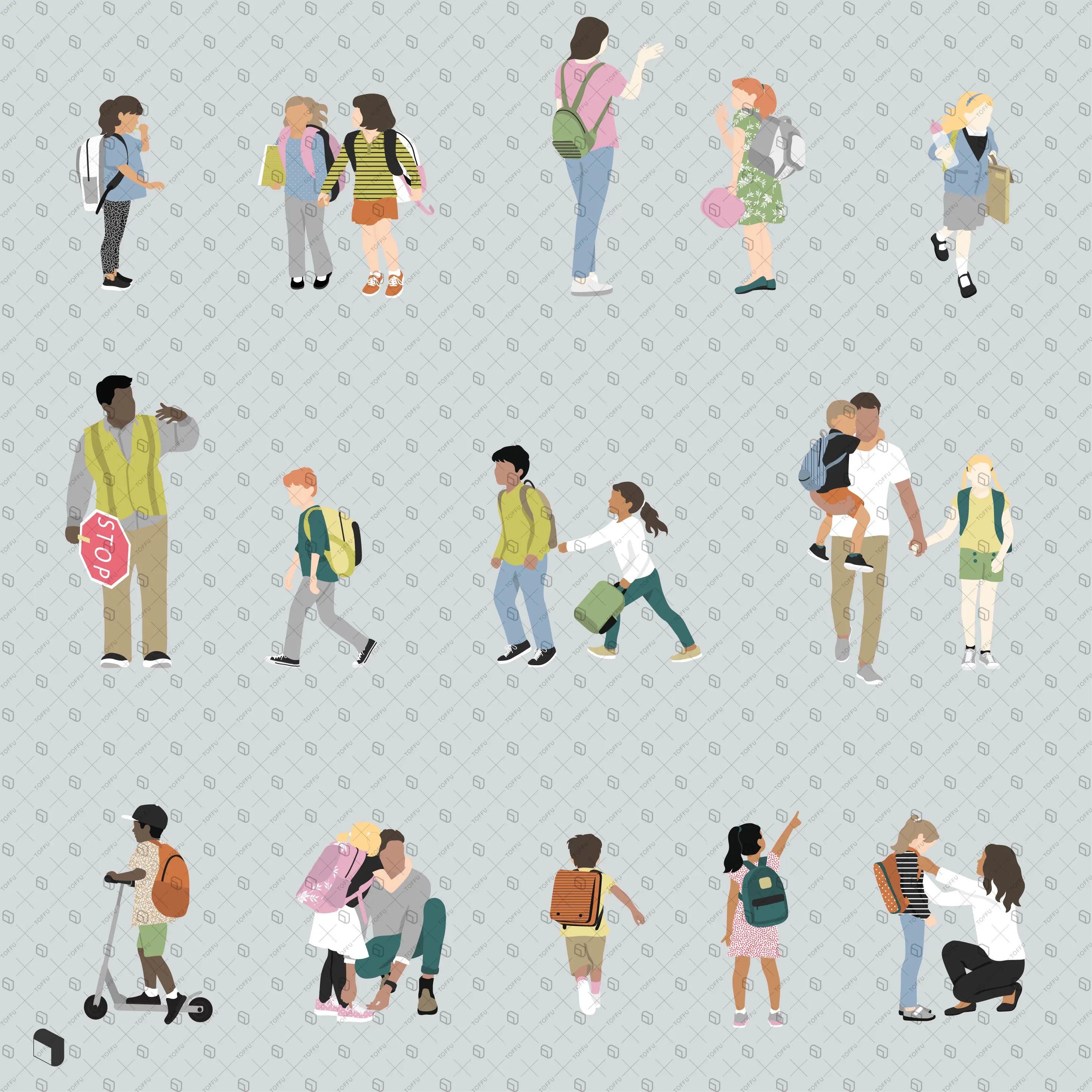 Flat Vector Back to School Uncategorized drawings | Toffu Co