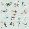 Flat Vector Backyard People Uncategorized drawings | Toffu Co