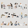 Flat Vector People and Cats 2 PNG - Toffu Co