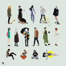 Flat Vector People 1 Digital Artwork drawings | Toffu Co