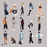 Flat Vector People 4 Uncategorized drawings | Toffu Co