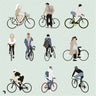 Flat Vector Cyclist People - Toffu Co