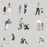 Flat Vector Families 7 Digital Artwork drawings | Toffu Co