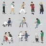 Flat Vector Foodies 5 Digital Artwork drawings | Toffu Co