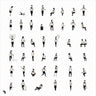 Flat Vector Freehand People 3 Digital Artwork drawings | Toffu Co
