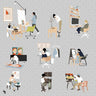Flat Vector Artist Work Space Digital Artwork drawings | Toffu Co