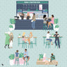 Flat Vector Boba & Matcha Bar Uncategorized drawings | Toffu Co