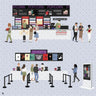 Flat Vector Cinema Foyer Zone Uncategorized drawings | Toffu Co