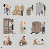 Flat Vector Winery People Uncategorized drawings | Toffu Co