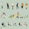 Flat Vector Gardening 2 Digital Artwork drawings | Toffu Co