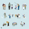 Flat Vector Generations 2 Digital Artwork drawings | Toffu Co