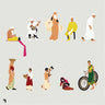 Flat Vector Middle Eastern People - Toffu Co