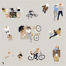 Flat Vector Outdoor Activities Top View Digital Artwork drawings | Toffu Co