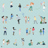 Flat Vector Playing Kids Uncategorized drawings | Toffu Co