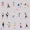 Flat Vector Running Kids Uncategorized drawings | Toffu Co