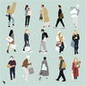 Flat Vector People Shopping 2 - Toffu Co