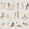 Flat Vector Summer People 5 Uncategorized drawings | Toffu Co