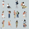 Flat Vector Tourists 3 Digital Artwork drawings | Toffu Co