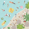 Flat Vector Summer Top View PNG - Toffu Co