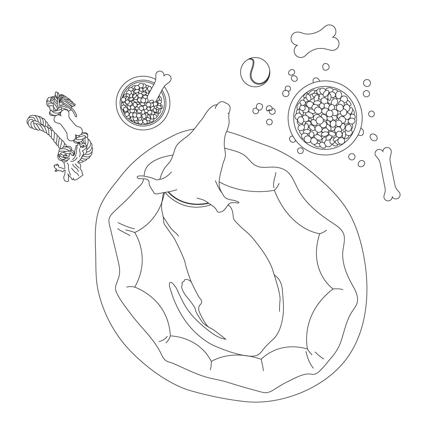 Cad Home Detail Objects Top View Digital Artwork drawings | Toffu Co