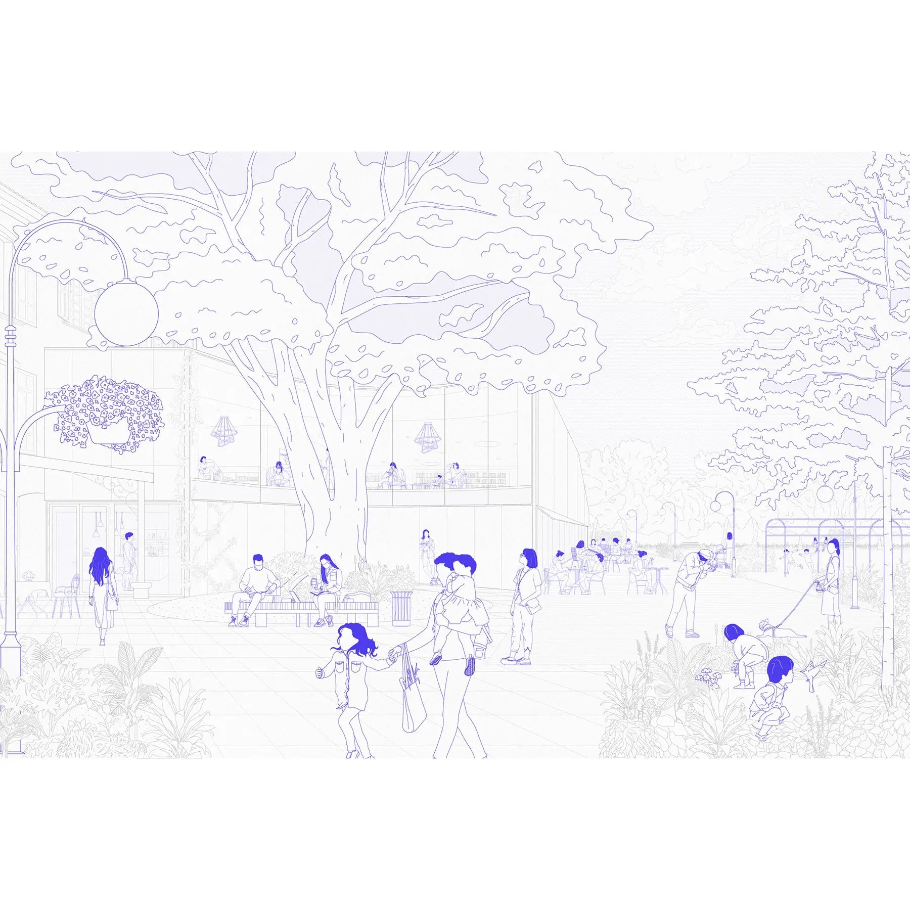 Creative Content Monochromatic Illustration drawings | Toffu Co