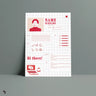 Resume Template Set Digital Artwork drawings | Toffu Co