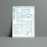 Resume Template Set 10 Digital Artwork drawings | Toffu Co