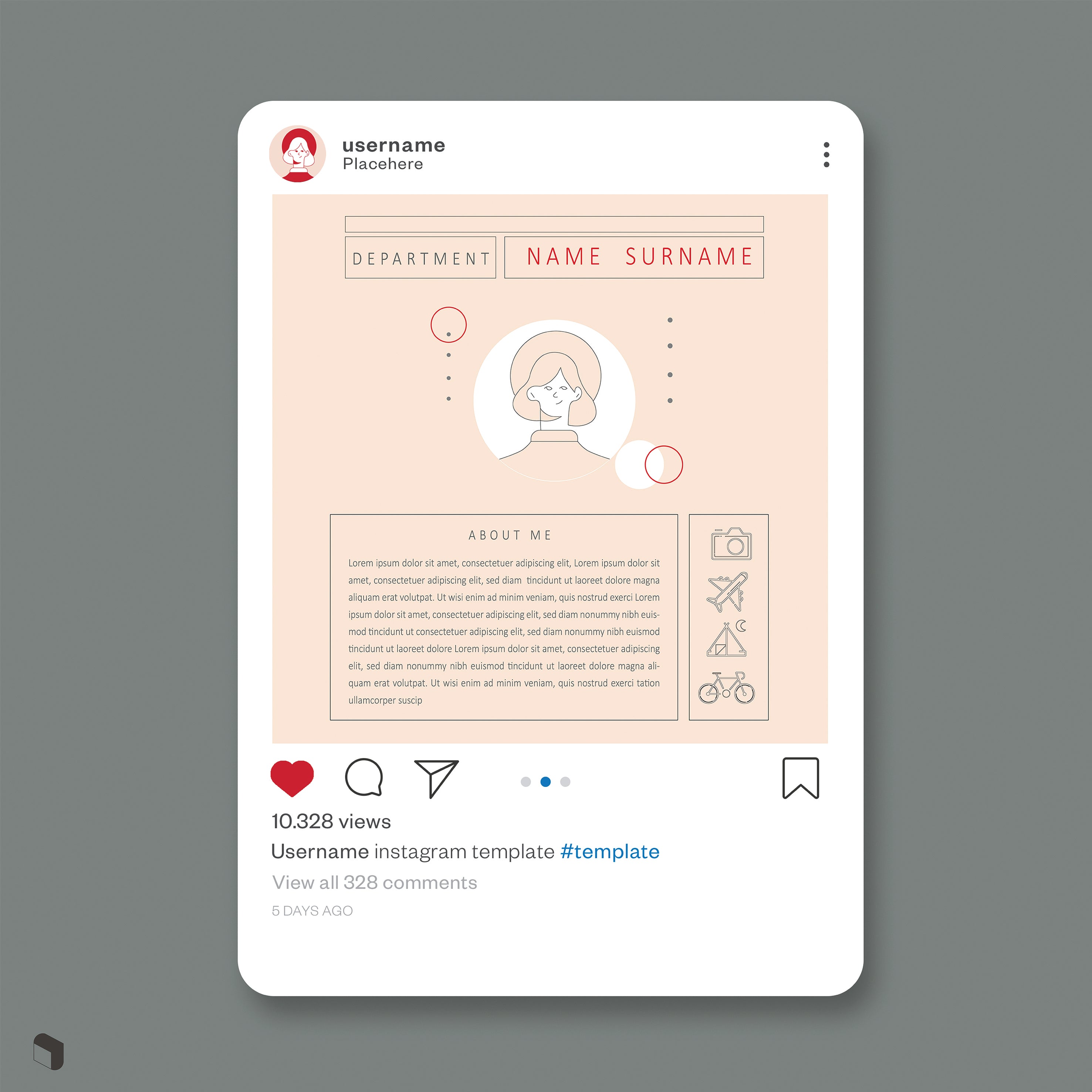 Resume Template Set 3 PNG - Toffu Co
