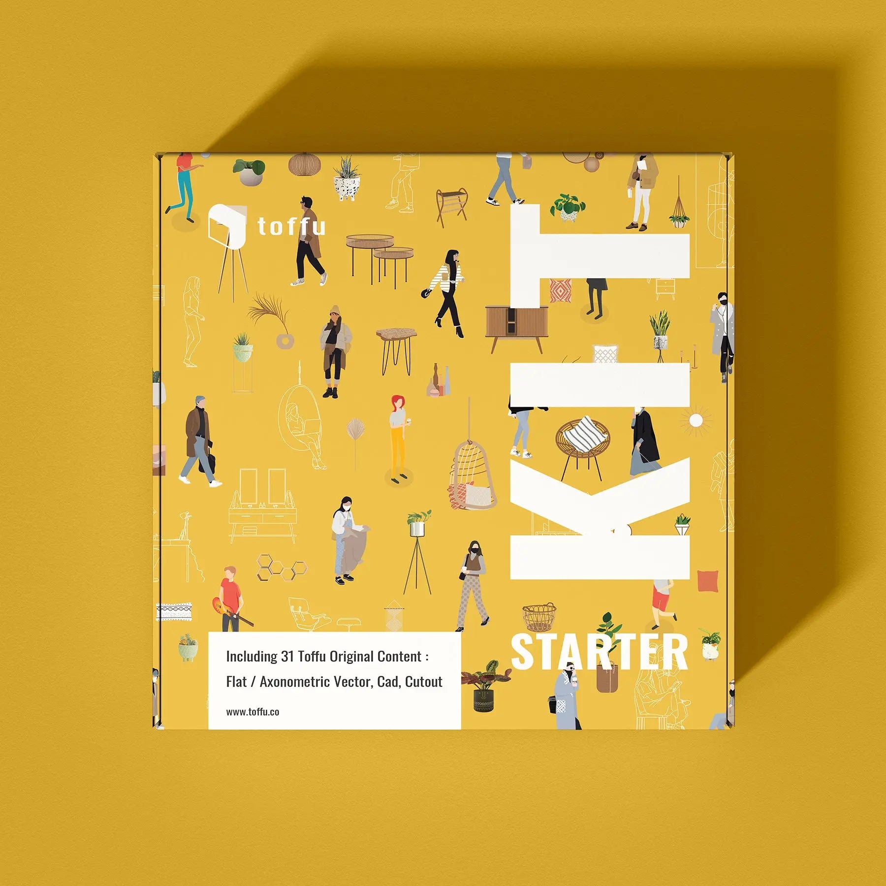 Architecture Starter Kit Digital Artwork drawings | Toffu Co