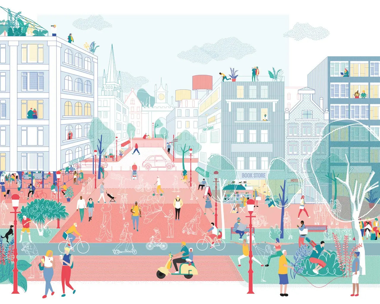 Flat Vector Publica Style Creative Content Bundle Uncategorized drawings | Toffu Co