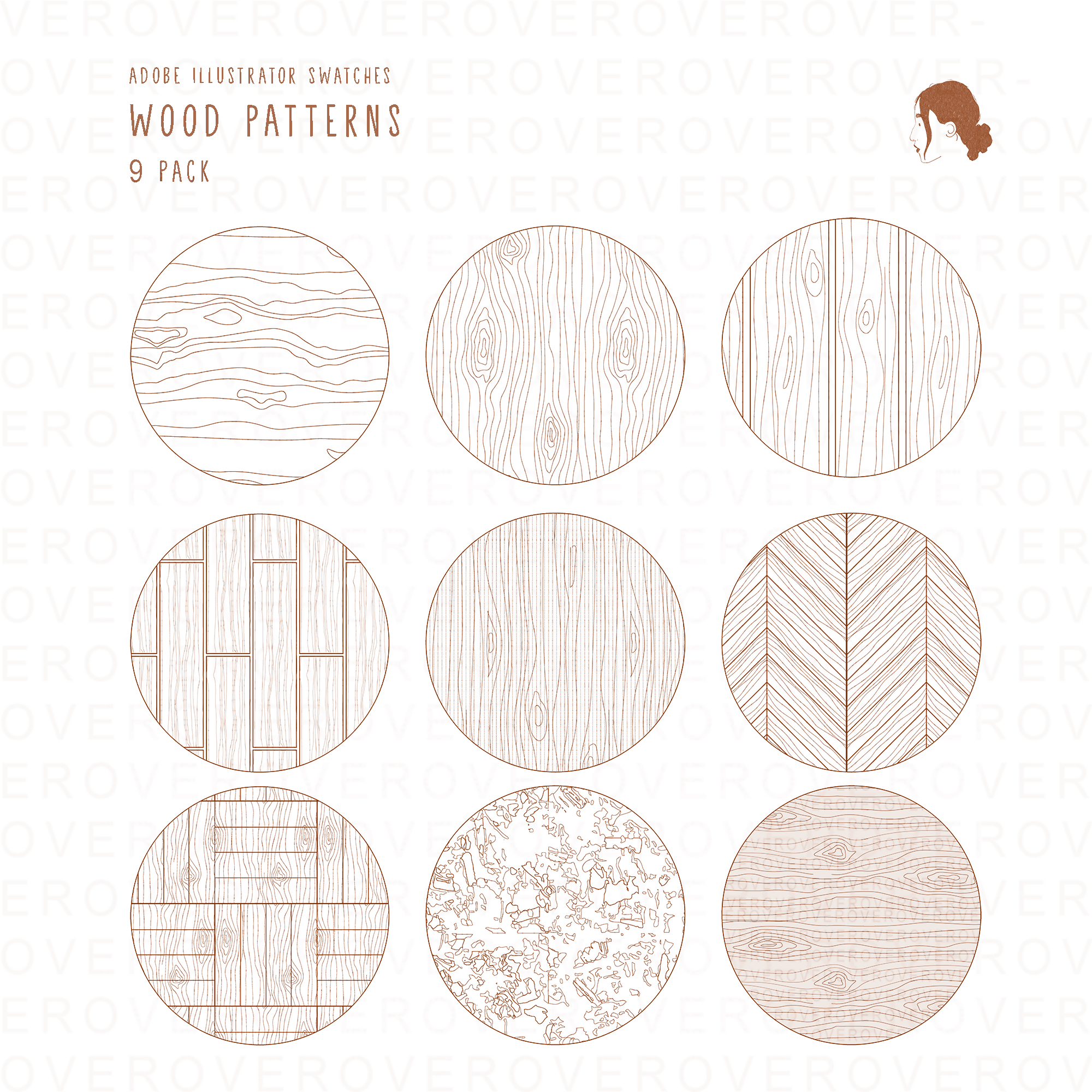 Swatch Wood Patterns PNG - Toffu Co