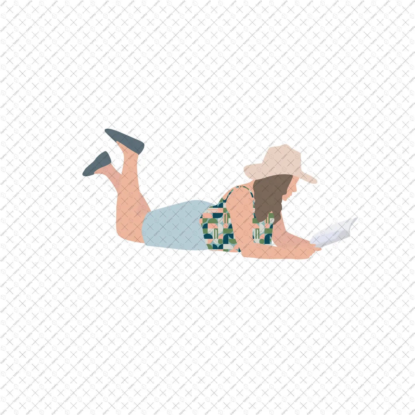 Flat Vector People At The Park Digital Artwork drawings | Toffu Co