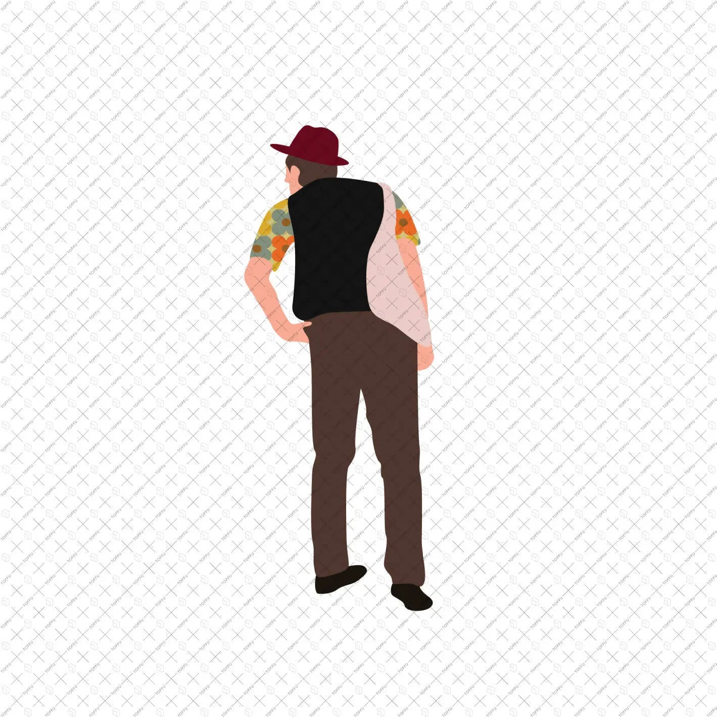 Flat Vector Museum People Digital Artwork drawings | Toffu Co