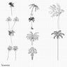 Cad African Tropical Palm Tree I PNG - Toffu Co