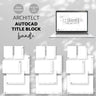 Autocad Title Block Templates Bundle I-III PNG - Toffu Co