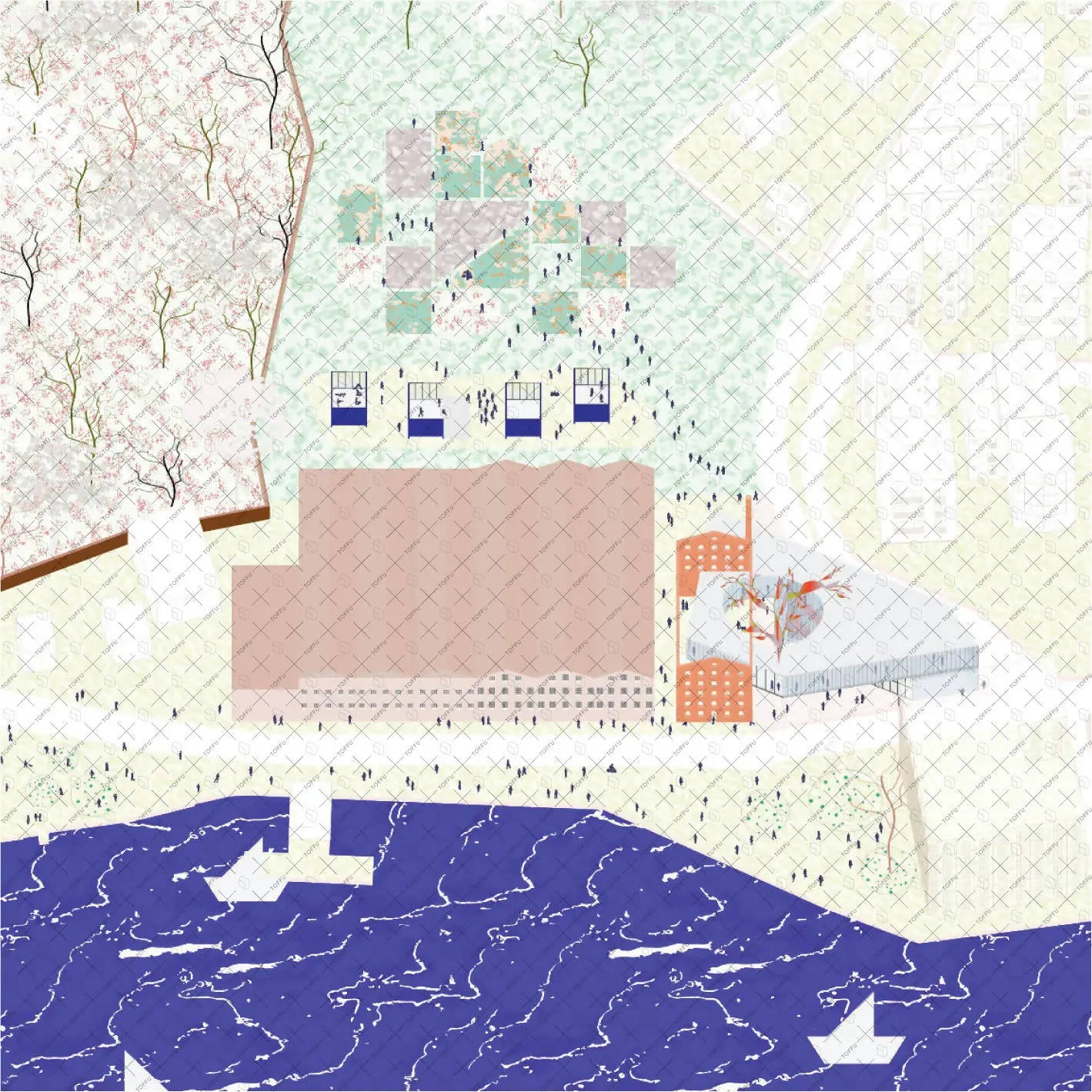 Swatch Landscape Textures 4 Digital Artwork drawings | Toffu Co