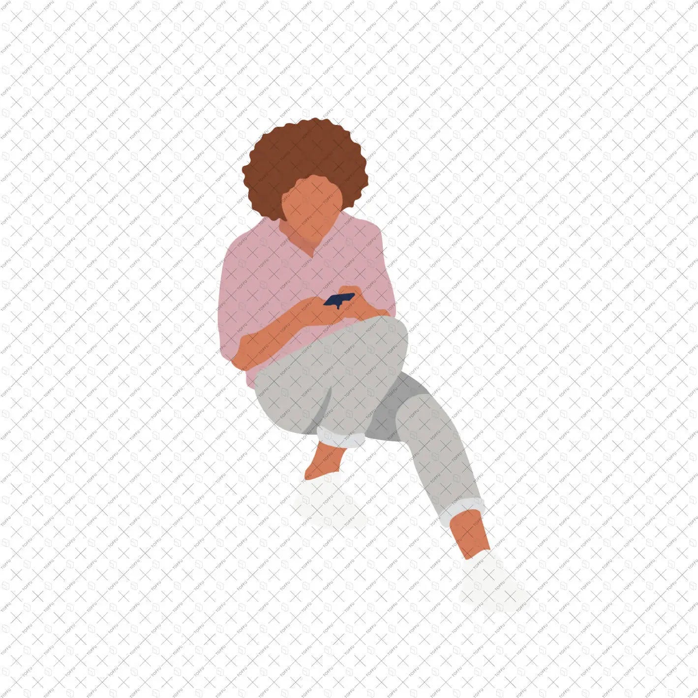 Flat Vector People On The Stairs Digital Artwork drawings | Toffu Co