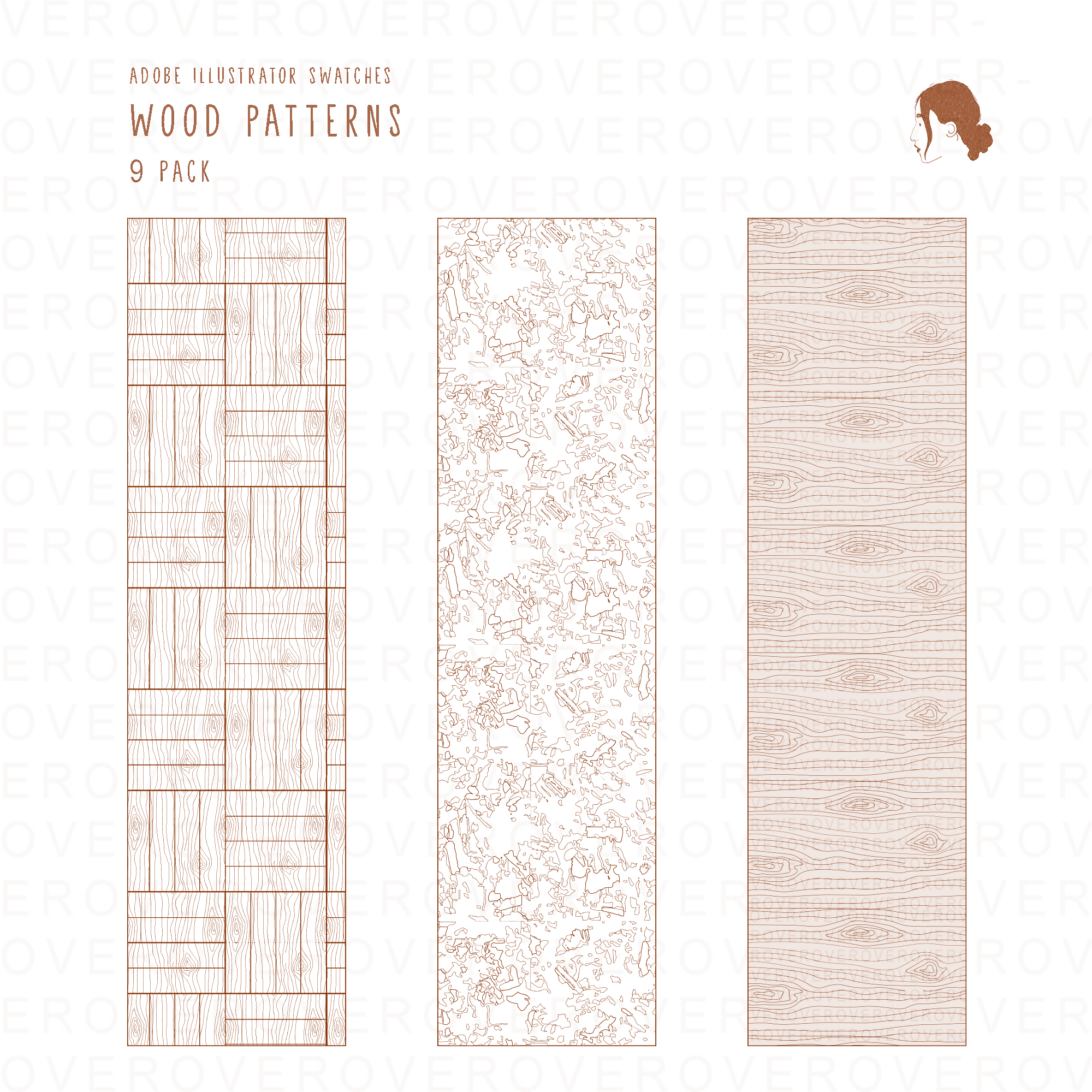 Swatch Wood Patterns PNG - Toffu Co