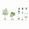 Flat Vector Interior Potted Plants - Toffu Co