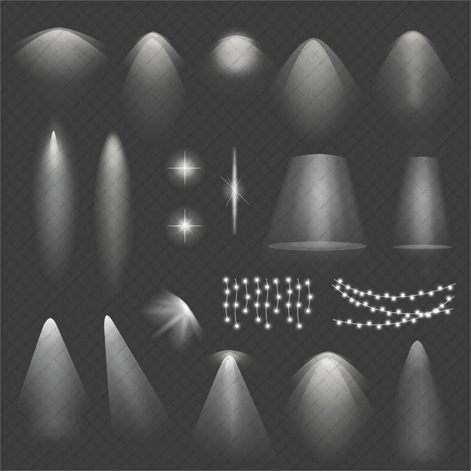 Flat Vector Light Effects, Enlightenment – Toffu Co
