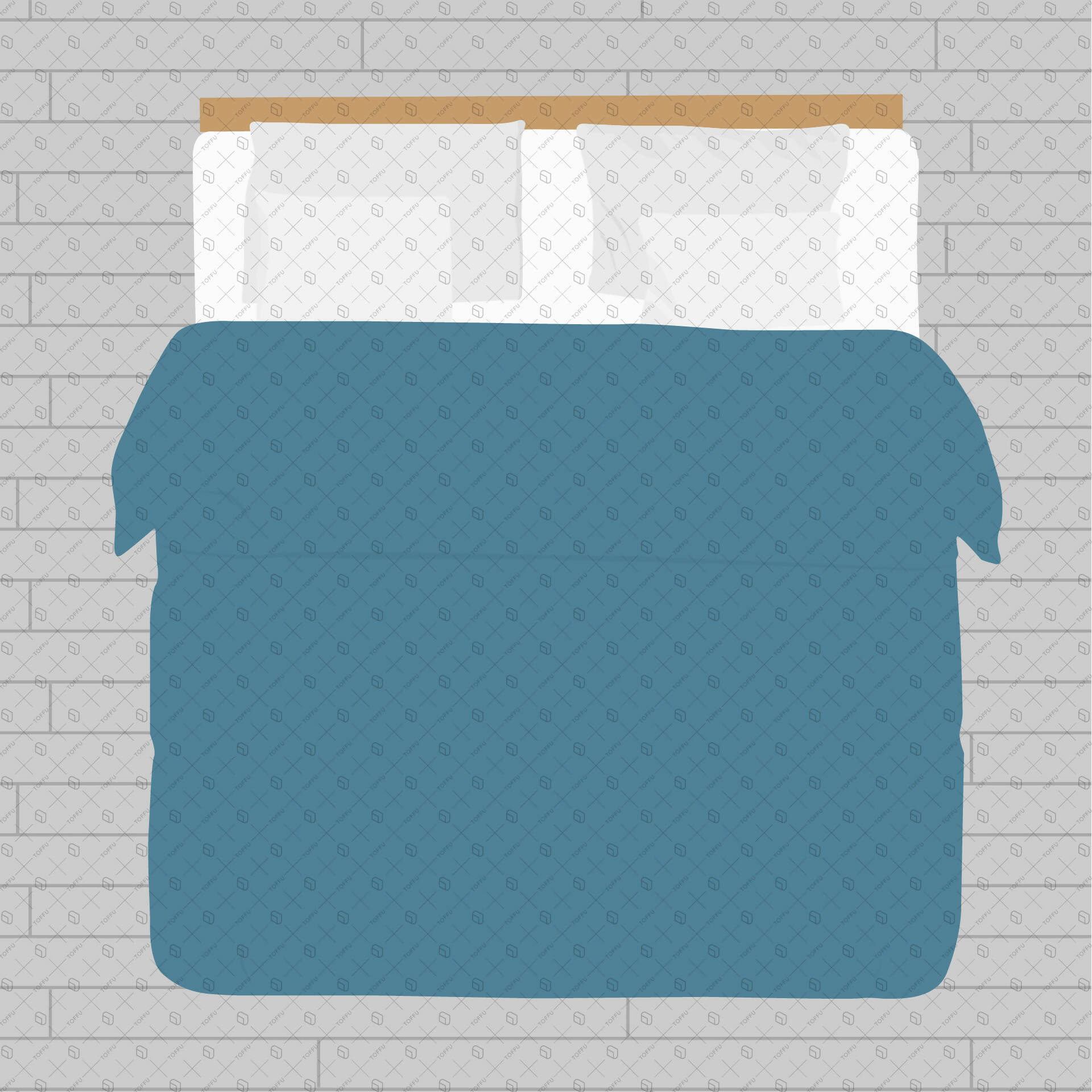 Flat Vector Mattress Sizes PNG - Toffu Co