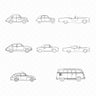 Cad Vintage Cars Digital Artwork drawings | Toffu Co