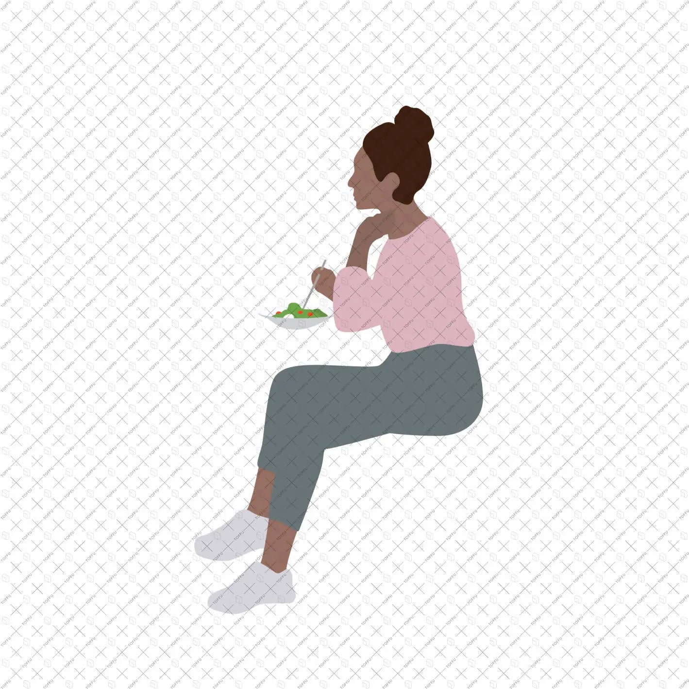Flat Vector Restaurant People Digital Artwork drawings | Toffu Co